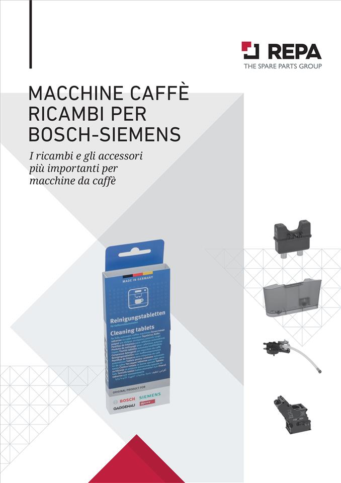 BOSCH-SIEMENS RICAMBI MACCHINE CAFFÉ 05/2022